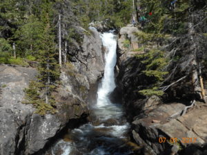 Chasm Falls Old Fall River Road Rocky Mountain National Park