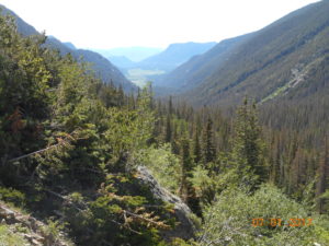 Estes Park from Old Fall River Road Rocky Mountain National Park